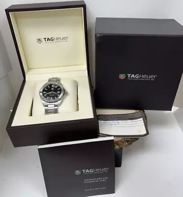 TAG HEUER Aqua Racer Watches  WAY1110 Stainless Steel/Stainless Steel Mens • $799.99