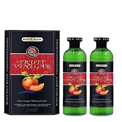 BEAUTE BLANC Fruit Vinegar Gel Hair Color Natural Black Color Dye250 • £44.50