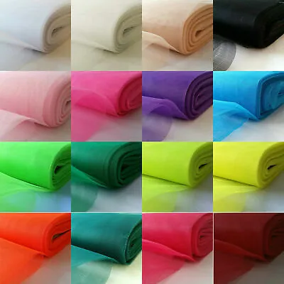 £1.99 • Buy Dress Net Tulle Tutu Fabric Metre Half Metre Mesh Fairy Material 150cm Wide