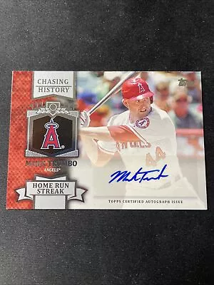 Mark Trumbo 2013 Topps Chasing History Autograph Auto! Los Angeles Angels! • $11.99