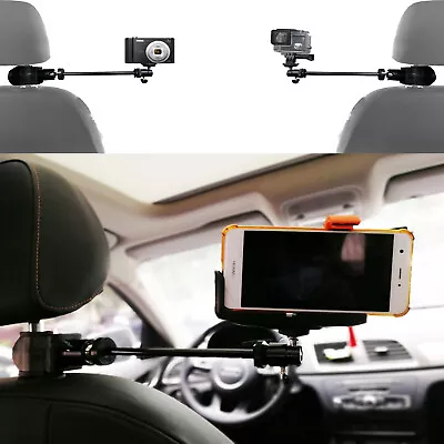 Video Camera Car Headrest Mount Suitable For GoPro Camcorders & More Smartphones • $17.90