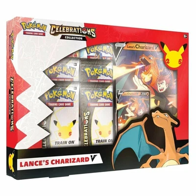 $55 • Buy Pokemon TCG Celebrations - Lance's Charizard V Collection Box SEALED BRAND NEW