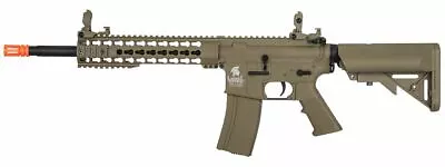 Lancer Tactical M4 10  Gen 2 Upgraded Keymod AEG Airsoft Rifle Toy Dark Earth • $288.60