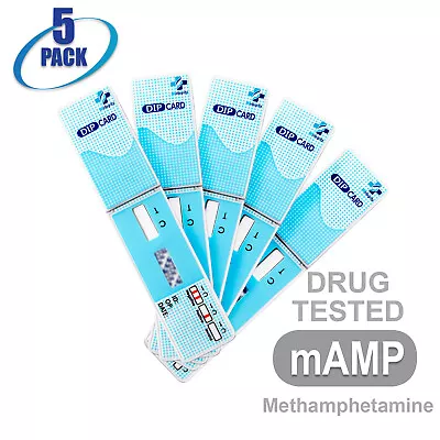 Mintegrity [5pk] Methamphetamine (mAMP) Dip Card Urine Drug Test #MI-WDMA-114 • $9.99