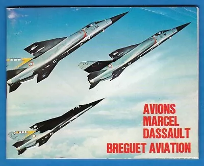 Vintage 48 P Civil & Military Plane Brochure Avion Dassault 1977 Mirage Falcon • £42.49