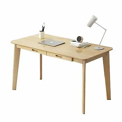 $123.49 • Buy Maple 120cm Workstation Office Computer Desk Study Table Home Storage Drawers Wo