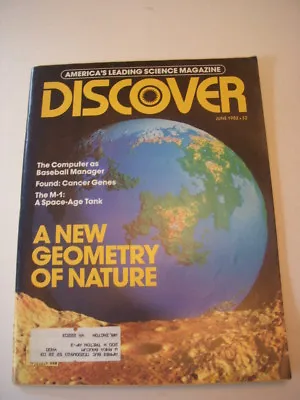 DISCOVER Magazine JUNE 1982 THE M-1: A SPACE-AGE TANK FOUND: CANCER GENES! • $14.99