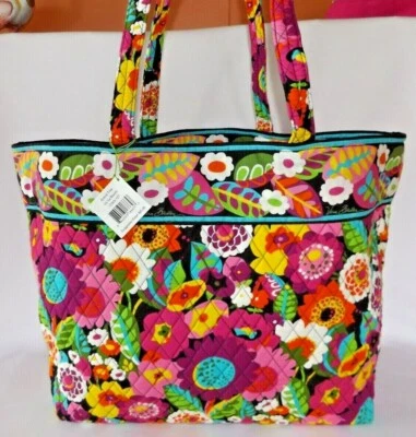 $65 • Buy VERA BRADLEY Grand Super Tote  X- Large - Va Va Bloom - New With Tag - Gorgeous!
