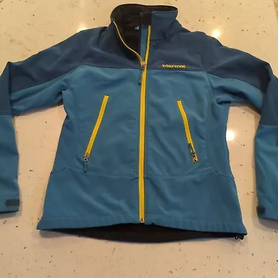 Marmot Women’s Gore Tex Performance Shell  Jacket Blue Sz M Full Zip • $54