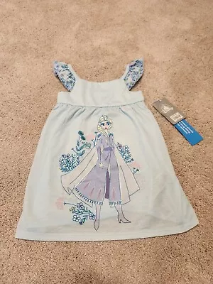 Disney Store Frozen Elsa Nightgown Nightshirt 2T NWT • $16.50