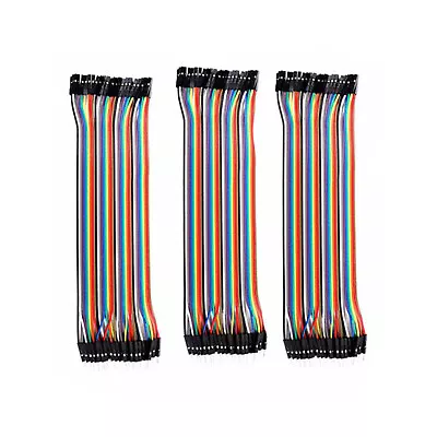120Pcs 10cm Male To Female Dupont Jumper Wire Cables For Arduino Breadboard • $6.45