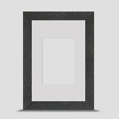 Grey Photo Frame 6x4 Size  Incl Grey Mount 3.5x2.5 ACEO Art Print • £7.95