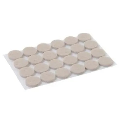 Self Adhesive Floor Protectors Felt Pads Chair Legs Table Pad Feet 20mm 24pk • £3.05