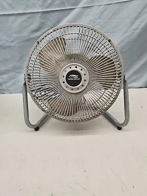 Vintage Lakewood Fan HV-9G Electric 3 Speed Chrome Metal Silver SUPER RARE MODEL • $54.95