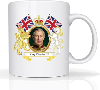 £8.99 • Buy King Charles III Reign Celebration Tea Coffee Mugs Prince Union Jack Coronation