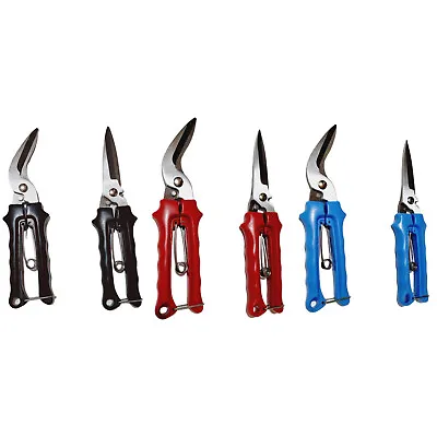 2 X 8  Pruning Shears Set Heavy Duty Secateurs Blade Pruner Gardening Scissors • £9.99
