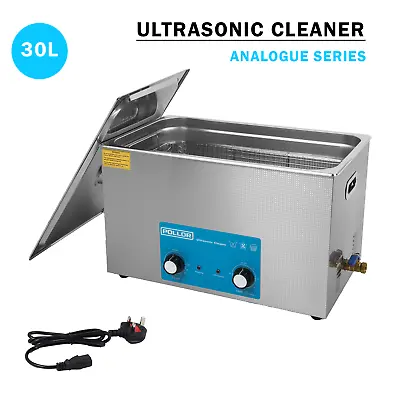 30L Ultrasonic Cleaner With Temperature Control And Timer Cleaning Bath • £249.99