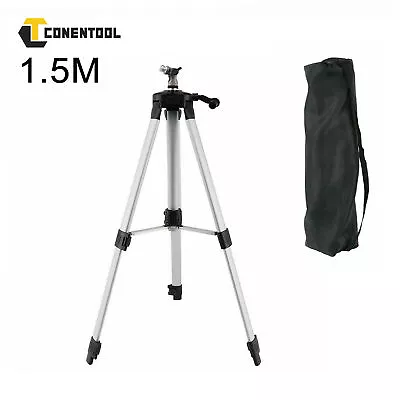 Aluminum Laser Level Tripod Adjustable Height Stand For Laser Level 1.2M/1.5M • £15.99