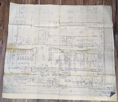 Vtg American Brass Company Anaconda Factory Blueprint Plans Buffalo NY Plant Map • $49.99