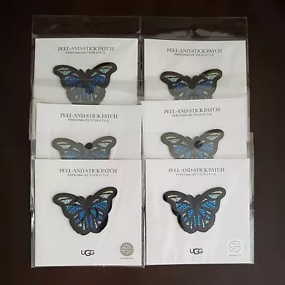 Brand New Ugg Embroidered Butterfly Patch Lot *6 Patches Total  *boot Patches🦋 • $25