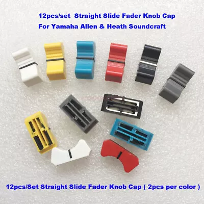 £5.82 • Buy 12pcs/set Straight Slide Fader Knob Cap For Yamaha Allen & Heath Soundcraft New 