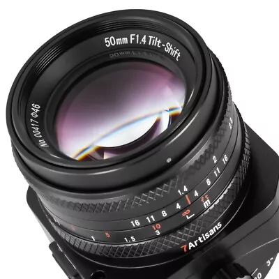 7artisans 50mm F1.4 Tilt Lens Manual Lens Large Aperture APS-C For FUJIFX X-T1 • £178