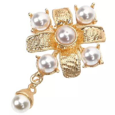 Vintage Brooch Pin Baroque Pearls Brooch Retro Women Clothing Jewelry Accessory  • $9.02