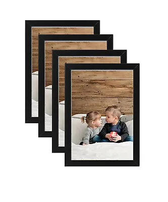 A4 Picture Frame Photo Frame Poster Frames Certificate Art Frame Black MultiPACK • £3.99