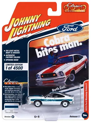 Johnny Lightning JLCG031-JLSP321B 1978 Ford Mustang Cobra II 1/64 Diecast Model • $17.99