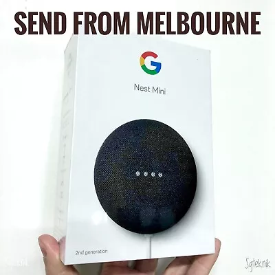 $66.75 • Buy NEW In BOX Google Nest Mini 2nd Generation Smart Speaker Home Assistant AU STOCK