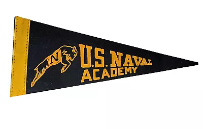 US Naval Academy Annapolis Maryland Vintage Pennant Banner Flag Retro Military • $17.99