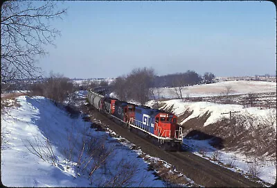 GT Grand Trunk 5903 Byron WI 1982 Soo Line ORIGINAL Slide • $2