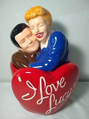 I Love Lucy Westland Cookie Jar  Lucy & Ricky  #19829 - 2011 - FREE S&H! • $99.99