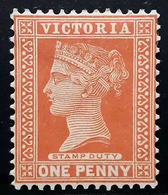 Victoria Australia Stamp 1899 1d Queen Victoria Scott # 181 MINT OG H • $0.99