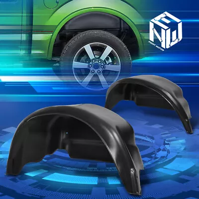 Pair Rear Wheel Well Liners Guard Mud Flaps Fit 15-19 Ford F150 Non-Raptor Model • $130.99