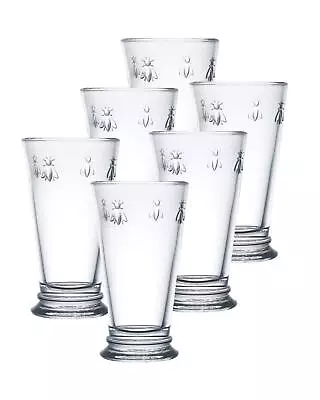 La Rochere Fine French Glassware Embossed With Napoleon Bee 15-ounce Double O... • $114.84