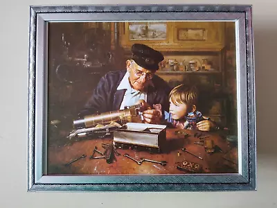 David Shepherd Print 'Grandpa's Workshop'  FRAMED • £22