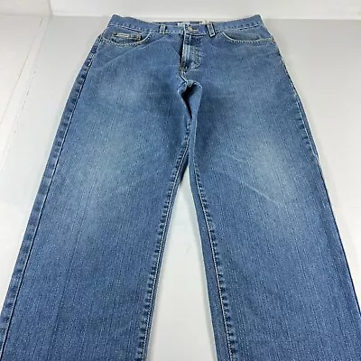 VTG CK Calvin Klein Jeans Mens 32 X 30* Relaxed Fit Blue Double Stone Wash Denim • $29.99