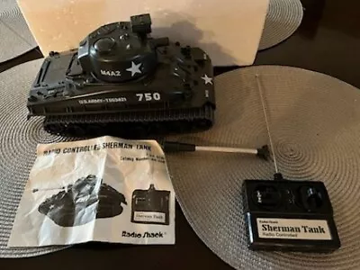 1984 Radio Shack RC Sherman Tank 60-3098 • $45