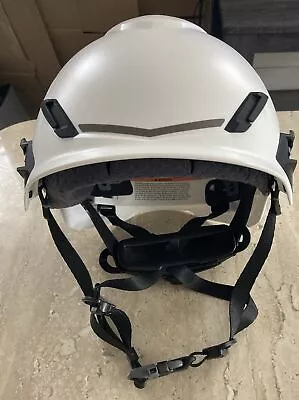 MSA V-Gard H1 White Safety Helmet / Hard Hat Excellent Condition • $37.99