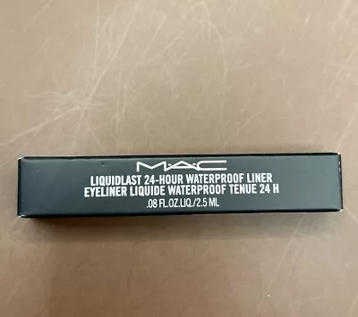 MAC Liquidlast 24 Hour Waterproof Liner Eye Liner Point Black .08 Oz NiB • $19