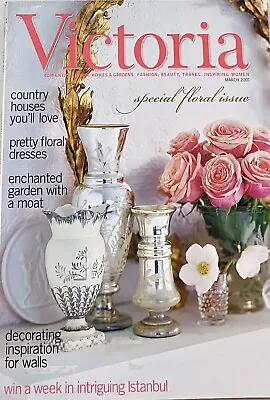 March 2001 VICTORIA Magazine Volume 15 No.3 VG Condition • $12