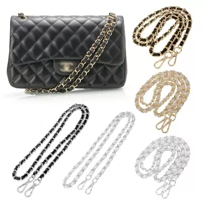 £7.69 • Buy Metal Purse Chain Strap Handle Shoulder Crossbody Bag Handbag Replacements UK