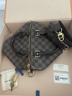 Louis Vuitton Speedy Bandouliere Tote Brown Leather • $1250