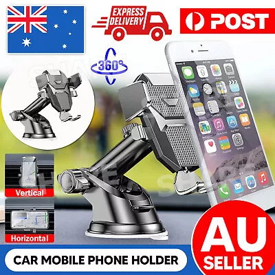 Car Mobile Phone Holder Gravity Dashboard Suction Mount Stand For Universal • $11.95