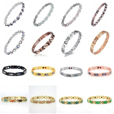 Men Women Therapeutic Energy Healing Magnetic Bracelet Therapy Arthritis Jewelry • $3.41