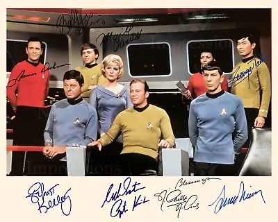 Entire Star Trek Original Cast 1960's Autographed 8x10 Photo Kirk Spock • $18.50