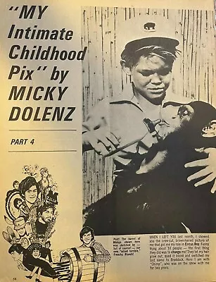 1967 Micky Dolenz My Intimate Childhood Pictures • $15.99