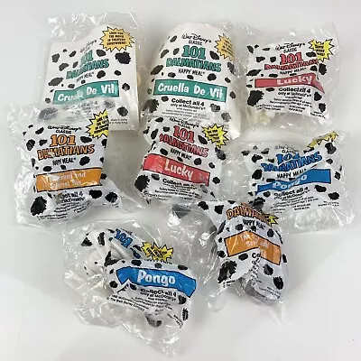 Vintage 90s Disney 101 Dalmations McDonalds Happy Meal Toys Lot Of 8 Sealed/Open • $19.95