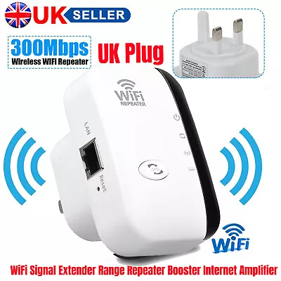 WiFi Range Extender Signal Booster Network NETGEAR Internet Wireless Repeater • £7.99